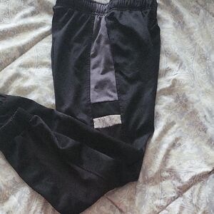 Athletic Works Black Sweatpants with Elastic Waistband